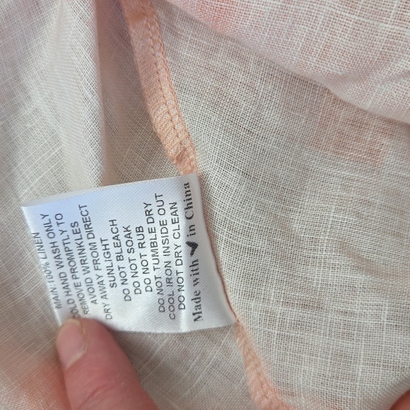 Vrg Grl Linen Halter Top New With Tags Size 8 - Picture 4 of 7